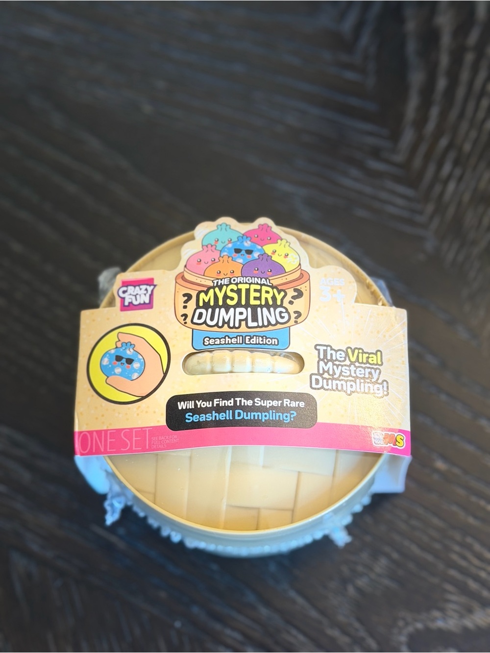 RMS Crazy Fun The Original Viral Mystery Dumpling Seashell Edition Squishy Tiy